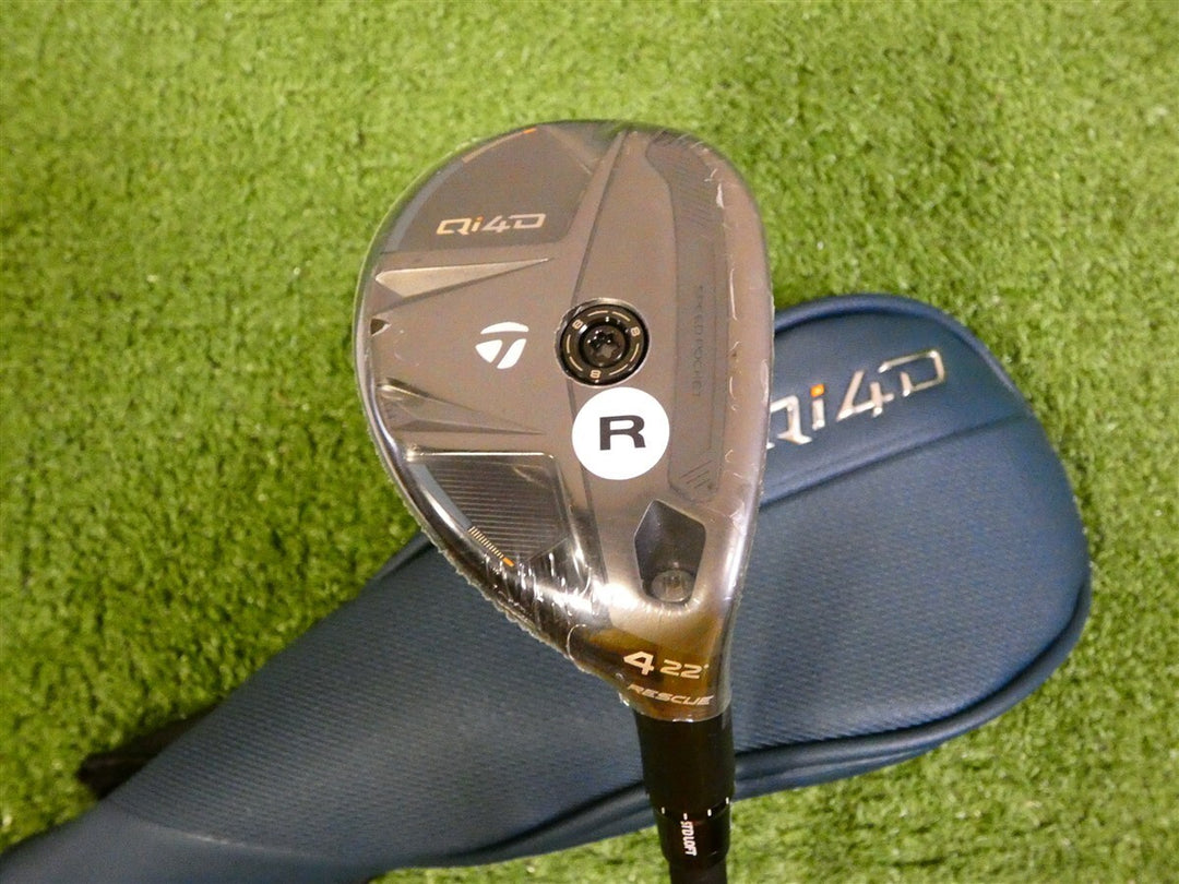 TaylorMade 2026 Qi4D 22* 4 Hybrid Rescue REAX 65 Regular Graphite with HC New