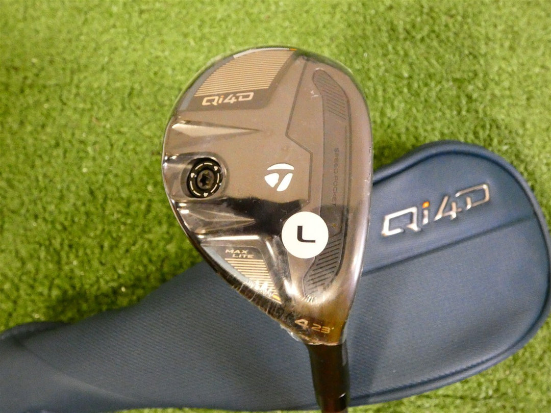TaylorMade 2026 Qi4D Max Lite 23* Womens 4 Hybrid Rescue REAX 40 Ladies w HC New