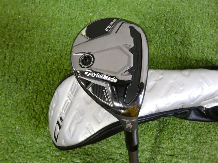 TaylorMade Qi35 Max 27* 5 Hybrid Rescue AirSpeeder 60 Stiff Graphite w HC New