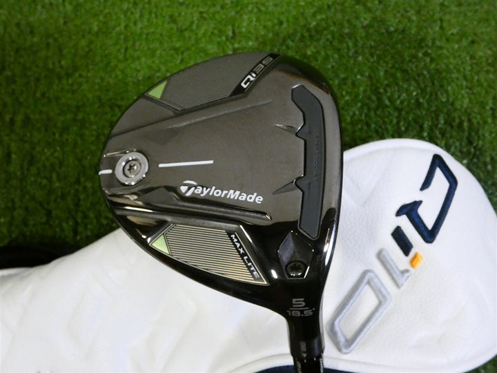 TaylorMade Qi35 Max Lite 18.5* 5 Wood Ventus Blue 5 A Senior w Qi10 HC Excellent