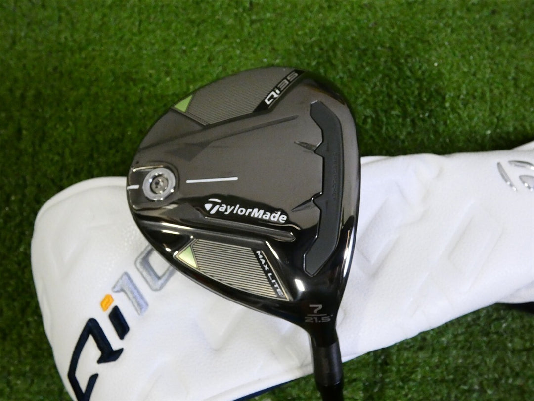 TaylorMade Qi35 Max Lite 21.5* 7 Wood Ventus Blue 5 A Senior with Qi10 HC Mint