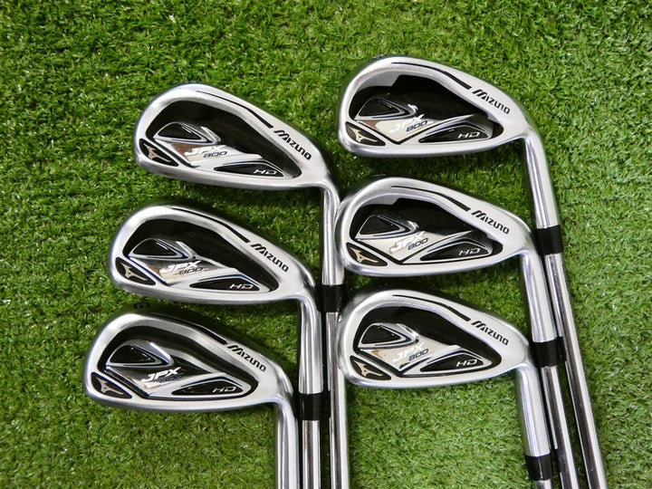 Mizuno JPX 800 HD Irons 6-P &amp; G Dynalite Gold XP R300 Regular Steel +1"