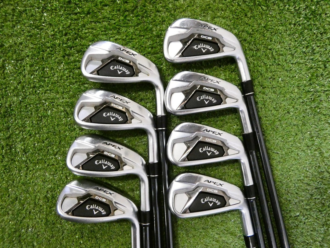 Callaway Apex DCB 21 Forged Irons 4-P &amp; A Recoil Dart 65 F3 Regular Graphite