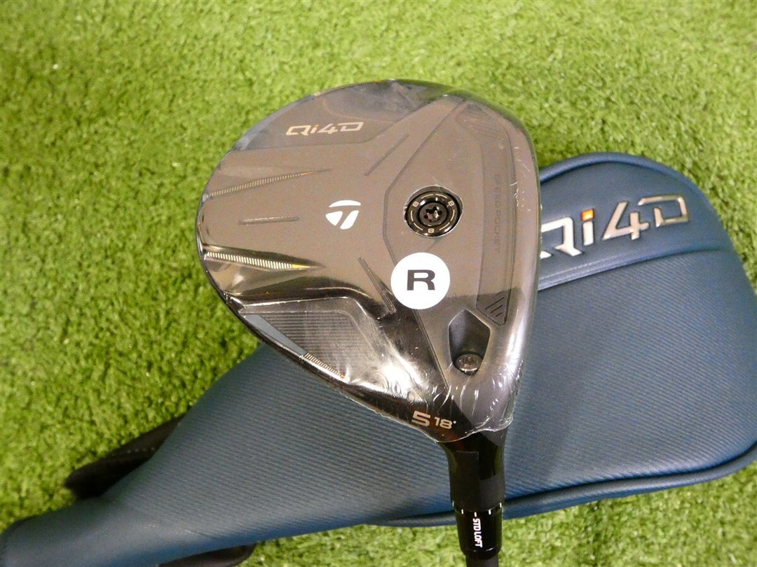 TaylorMade 2026 Qi4D 18* 5 Wood REAX 55 Regular Graphite with Headcover New