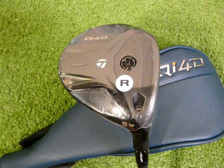 TaylorMade 2026 Qi4D 18* 5 Wood REAX 55 Regular Graphite with Headcover New