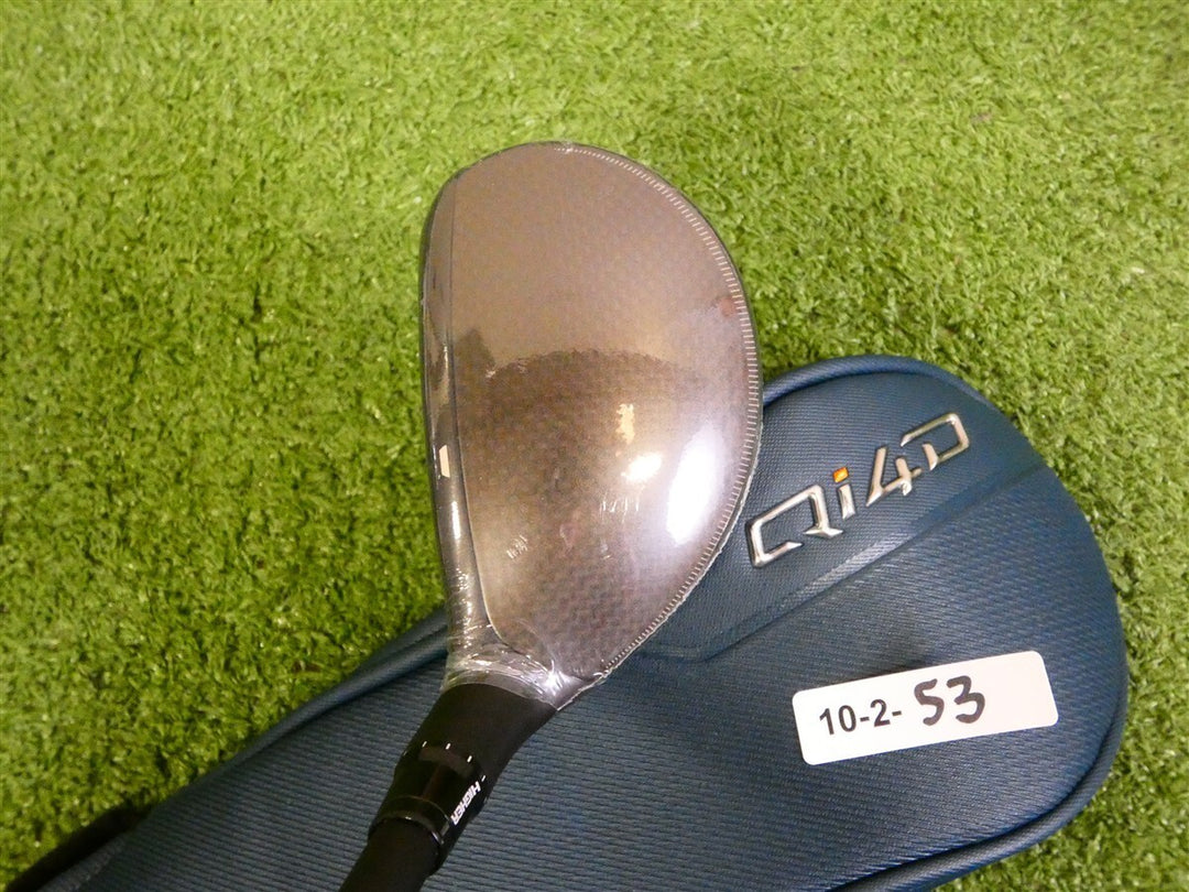 TaylorMade 2026 Qi4D 22* 4 Hybrid Rescue REAX 75 Stiff Graphite w Headcover New