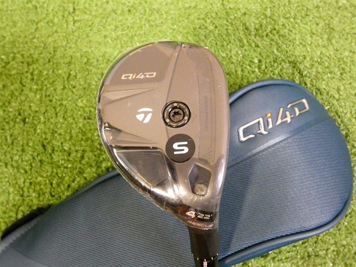 TaylorMade 2026 Qi4D 22* 4 Hybrid Rescue REAX 75 Stiff Graphite w Headcover New