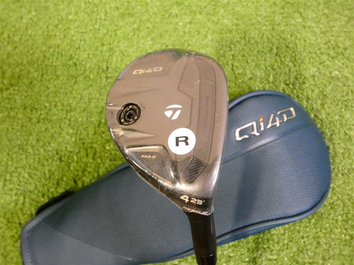 TaylorMade 2026 Qi4D Max 23* 4 Hybrid Rescue REAX 50 Regular Graphite w HC New