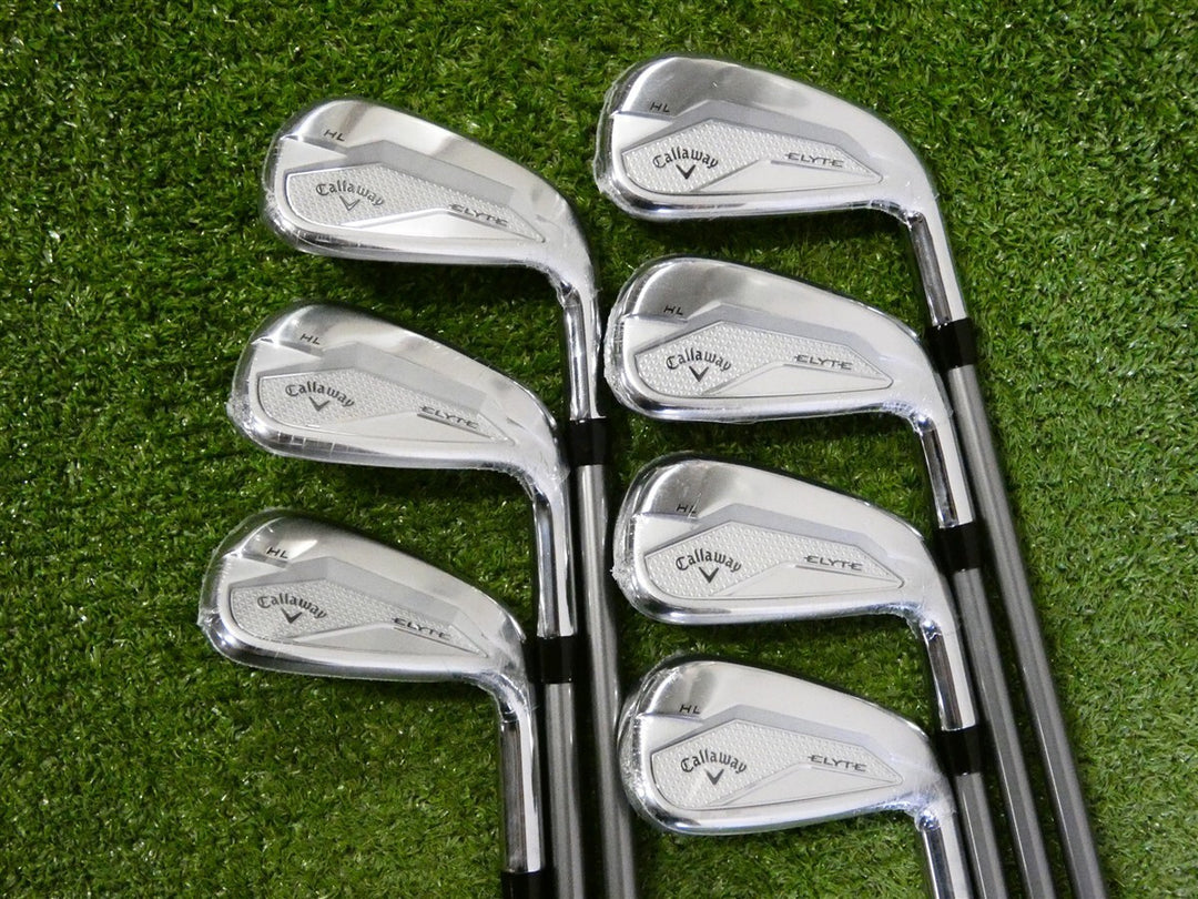 Callaway Elyte HL Irons 5-P &amp; A Denali Charcoal 65g 5.5 Regular Graphite +1" New