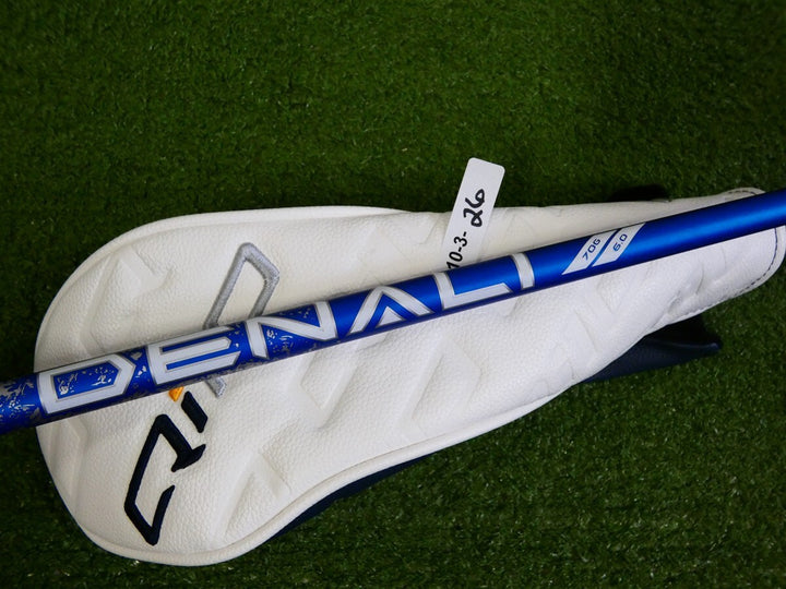 TaylorMade Qi10 Tour 15* 3 Wood Denali Frost Blue 70g 6.0 Stiff w HC Excellent
