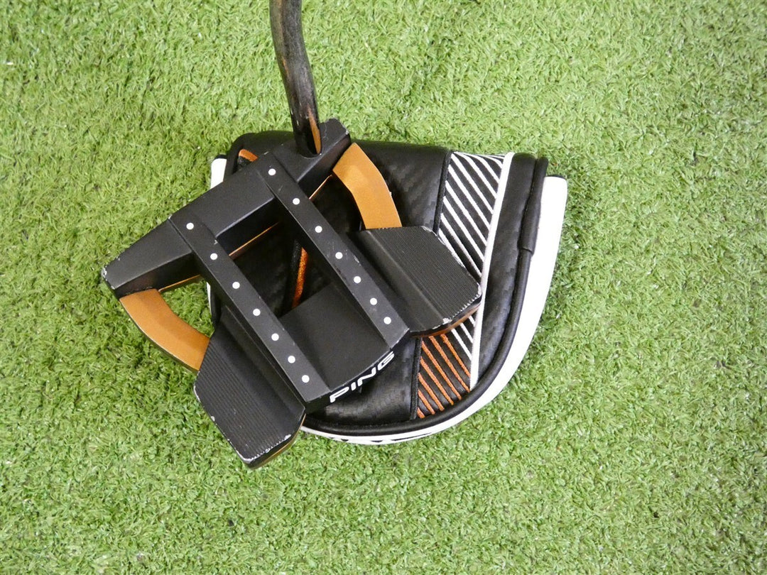 Ping Heppler Tomcat 14 Adjustable 32-36" Left Hand Putter w Headcover Black Dot