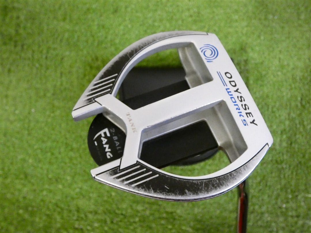 Odyssey Works Versa Tank 2-Ball Fang Counterbalanced 35" Putter HC Super Stroke