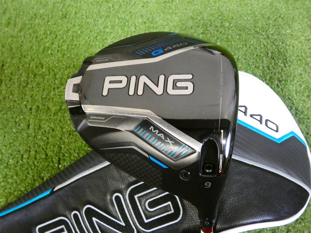 PING G440 Max 9* Driver Denali Red 60g 6.0 Stiff Graphite with Headcover Mint