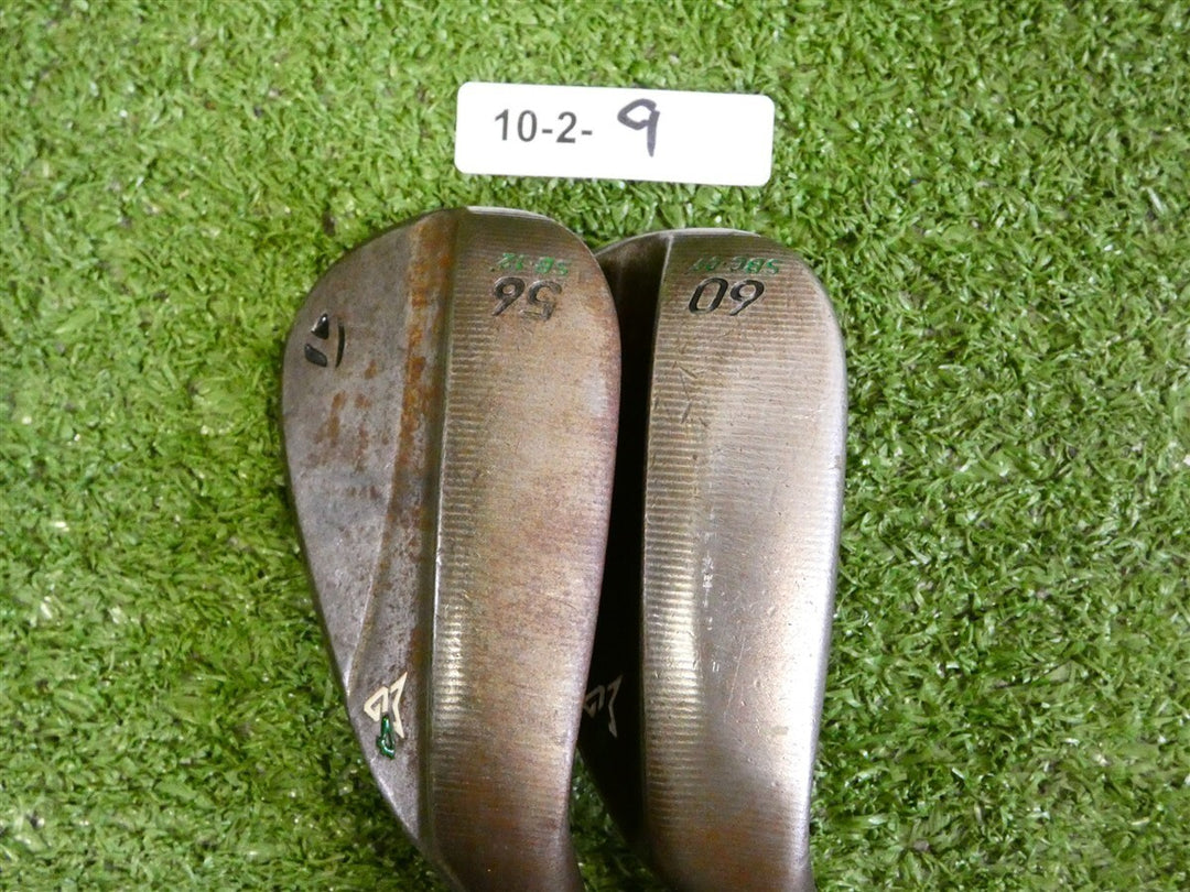TaylorMade Tour Issue Milled Grind 4 MG4 Raw 56/60* Sand/Lob Wedge Set DG Steel