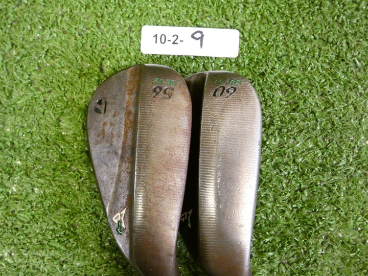 TaylorMade Tour Issue Milled Grind 4 MG4 Raw 56/60* Sand/Lob Wedge Set DG Steel