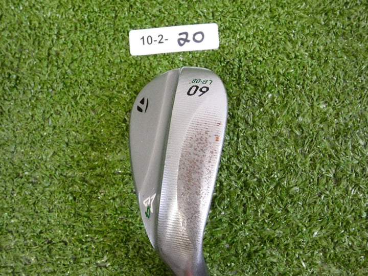 TaylorMade Milled Grind 4 MG4 60* 08* Lob Wedge LB KBS 125 Stiff Steel