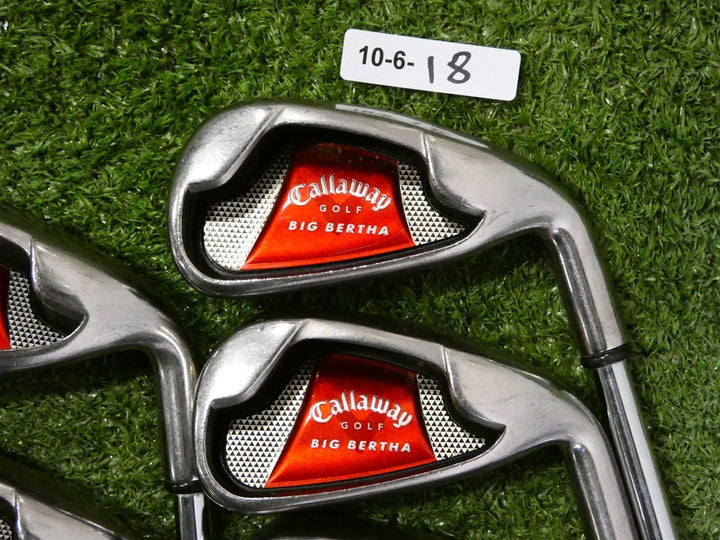 Callaway Big Bertha Irons 4-P Uniflex Steel