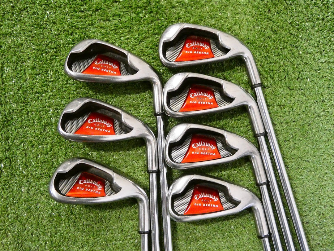 Callaway Big Bertha Irons 4-P Uniflex Steel