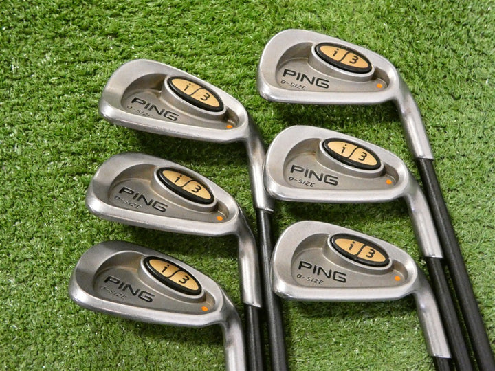 PING i3 O-Size Oversize Irons 6-W &amp; U A Senior Graphite Orange Dot 2* Flat +.5"
