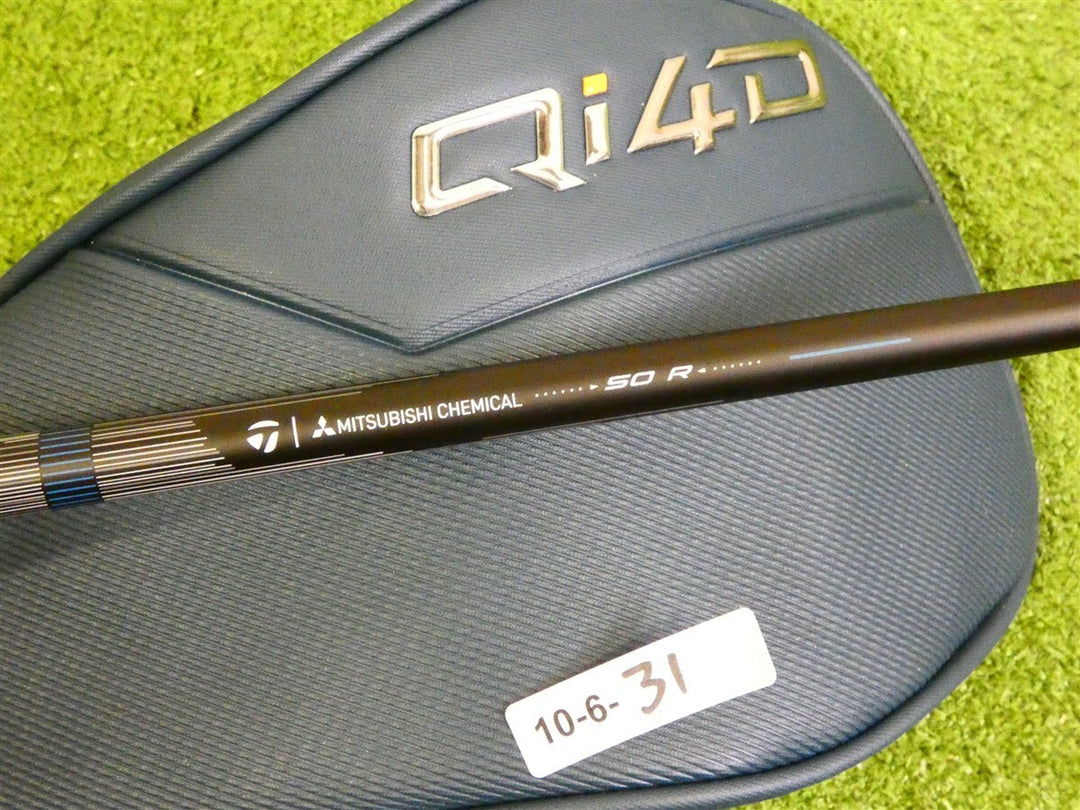 TaylorMade 2026 Qi4D 10.5* Driver REAX Mid Rotation Blue 50 Regular with HC New