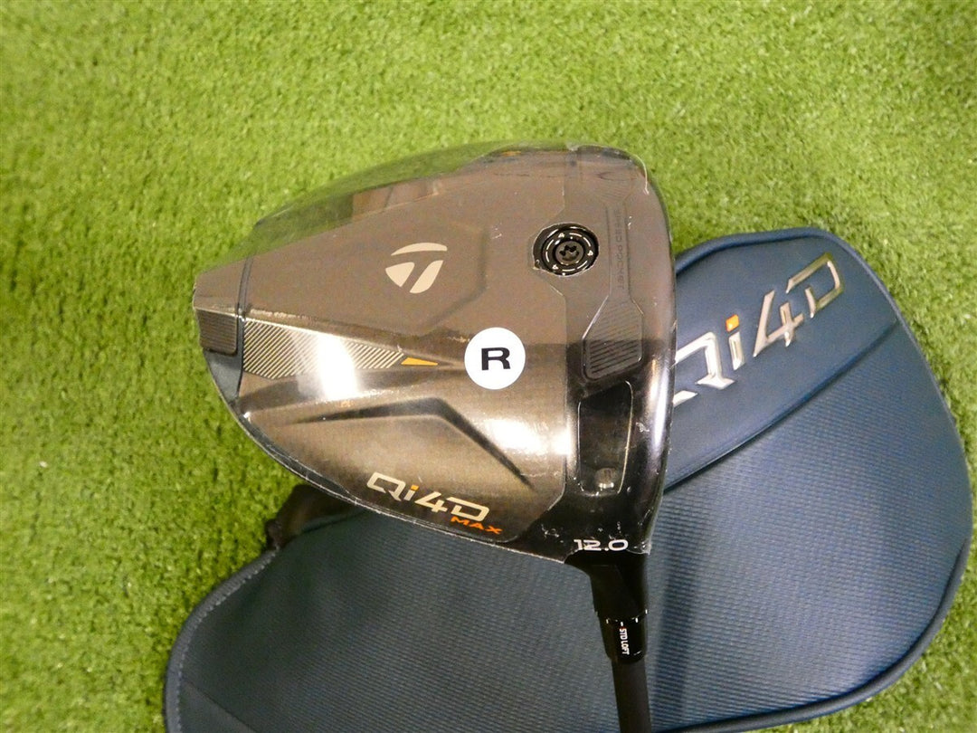 TaylorMade 2026 Qi4D Max 12* Driver REAX Mid Rotation Blue 50 Regular w HC New