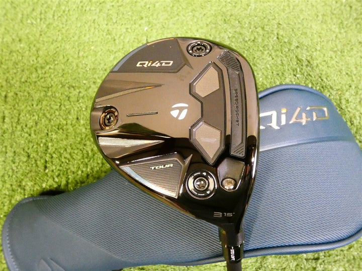 TaylorMade Qi4D Tour 15* 3 Wood HZRDUS Black 5G 80g 6.0 Stiff Graphite w HC New