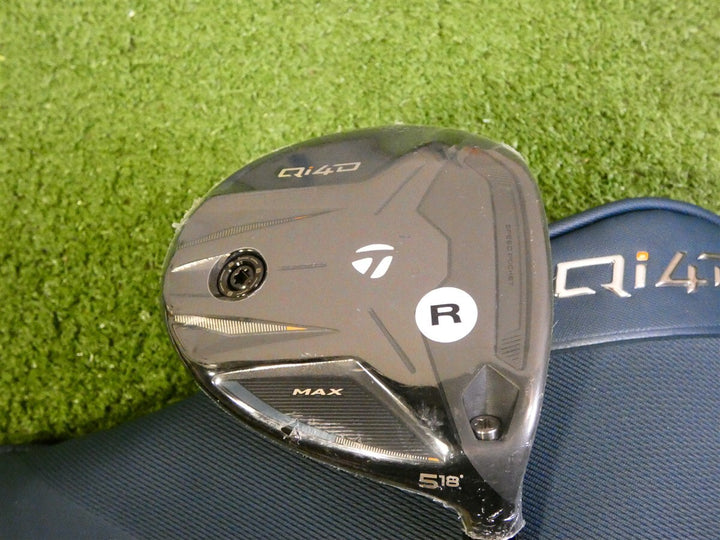 TaylorMade 2026 Qi4D Max 18* 5 Wood REAX 55 Regular Graphite with Headcover New