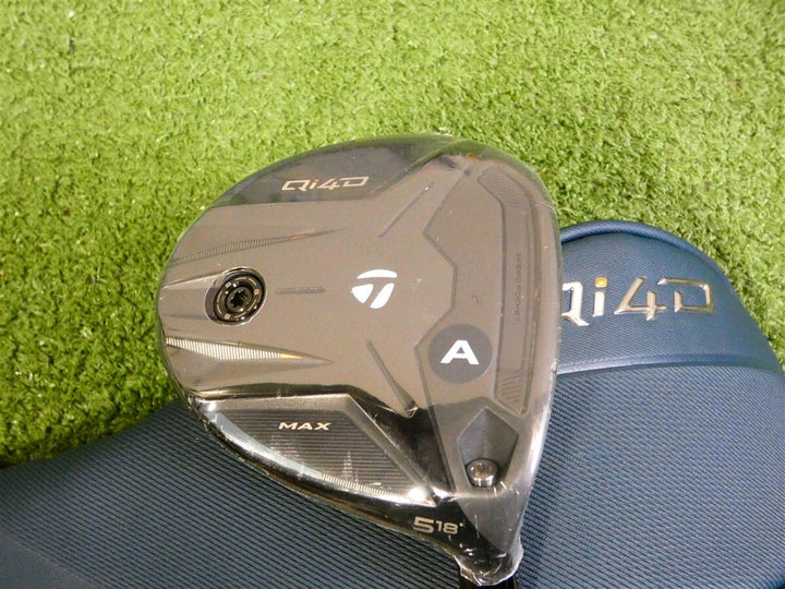 TaylorMade 2026 Qi4D Max 18* 5 Wood REAX 55 A Senior Graphite with Headcover New