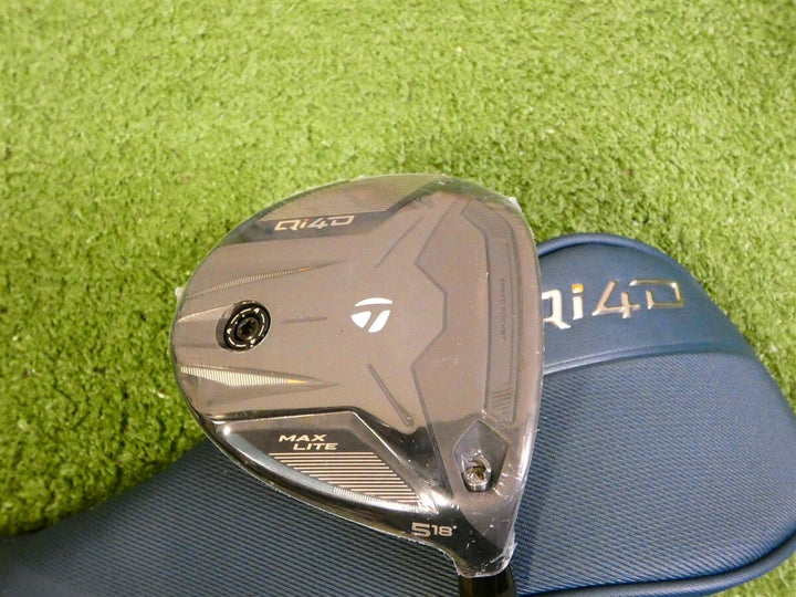 TaylorMade Qi4D Max Lite 18* 5 Wood REAX 45 A Senior Graphite with Headcover New