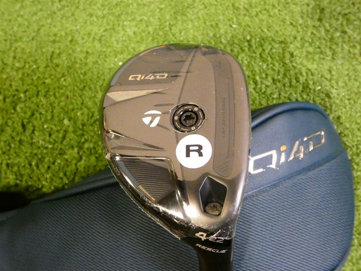 TaylorMade 2026 Qi4D 22* 4 Hybrid Rescue REAX 65 Regular Graphite with HC New