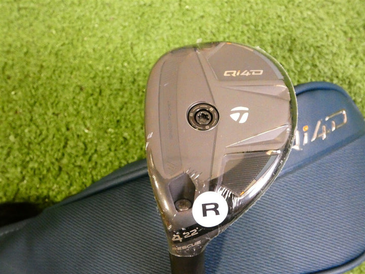 TaylorMade Qi4D 22* Left Hand 4 Hybrid Rescue REAX 65 Regular Graphite w HC New