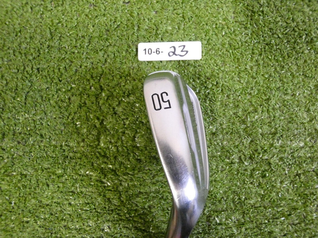 Titleist 2021 T100 Forged 50* Left Hand W Wedge AMT Tour White S300 Stiff Steel