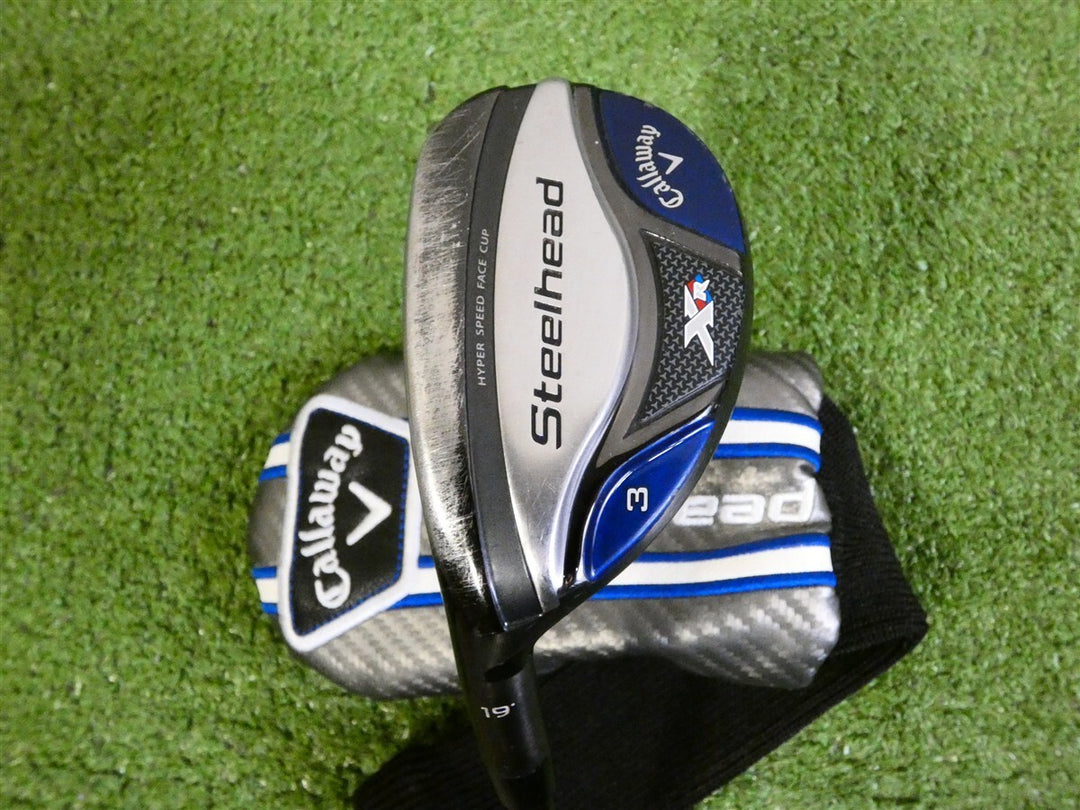 Callaway Steelhead XR 19* Left Hand 3 Hybrid HZRDUS 58 5.5 Regular Graphite w HC