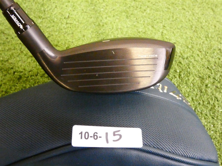 TaylorMade Qi4D 22* Left Hand 4 Hybrid Rescue REAX 65 Regular Graphite w HC Mint