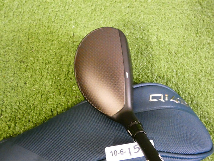 TaylorMade Qi4D 22* Left Hand 4 Hybrid Rescue REAX 65 Regular Graphite w HC Mint