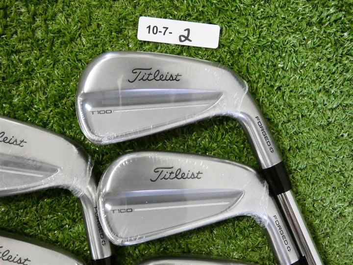 Titleist 2025 T100 Forged Irons 4-P AMT White Stiff Steel New