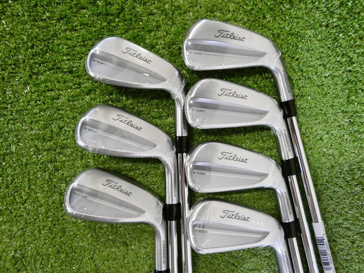 Titleist 2025 T100 Forged Irons 4-P AMT White Stiff Steel New