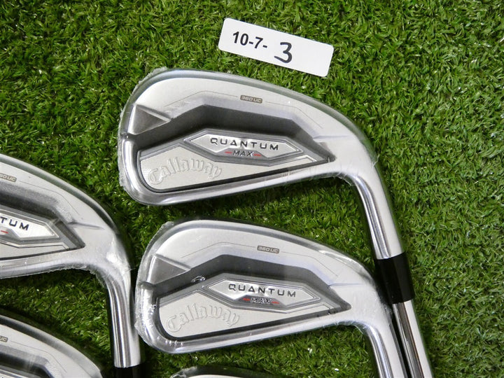 Callaway Quantum Max Irons 5-P &amp; A KBS Max 90 Regular Steel New