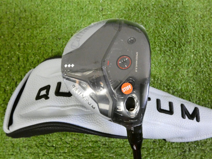 Callaway 2026 Quantum Triple Diamond 15* 3 Wood Ventus Black/Char 7 Stiff HC New