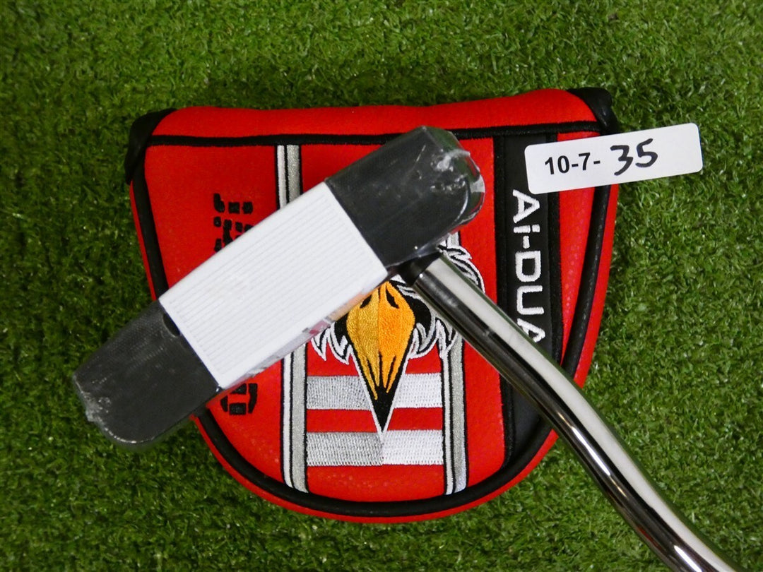 Odyssey Ai-Dual Jailbird Mini 1/2 Ball DB 35" Left Hand Putter w Headcover New