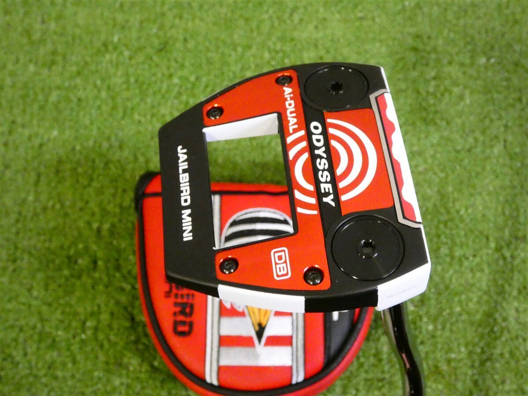 Odyssey Ai-Dual Jailbird Mini DB Double Bend 34" Putter with Headcover New