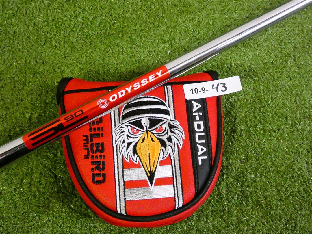 Odyssey Ai-Dual Jailbird Mini DB Double Bend 34" Putter with Headcover New