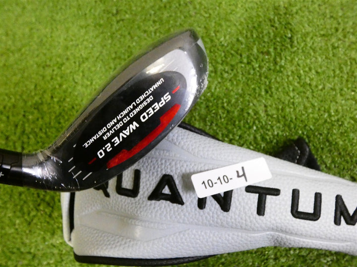 Callaway Quantum Max 21* Left Hand 4 Hybrid Denali Silver 70g 6.0 Stiff w HC New