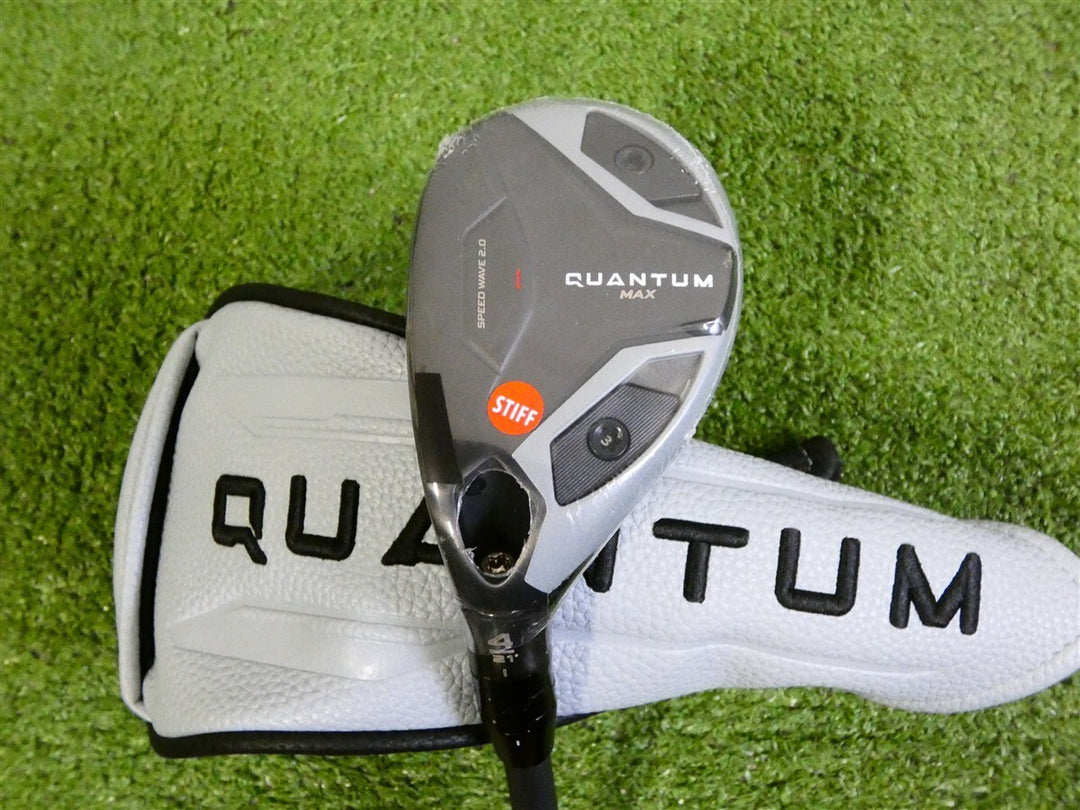 Callaway Quantum Max 21* Left Hand 4 Hybrid Denali Silver 70g 6.0 Stiff w HC New