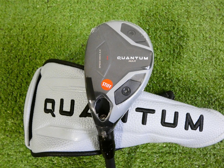 Callaway Quantum Max 21* Left Hand 4 Hybrid Denali Silver 70g 6.0 Stiff w HC New
