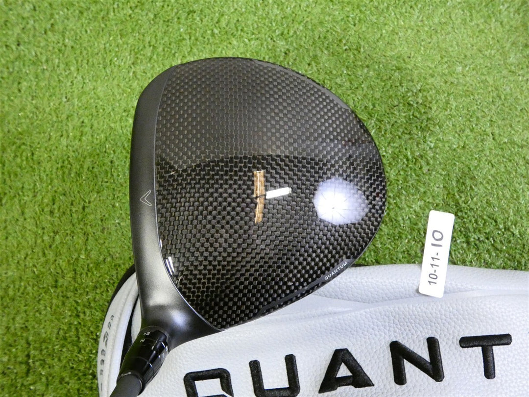 Callaway Quantum Max D 9* Driver Denali Frost Silver 50g 6.0 Stiff with HC Mint