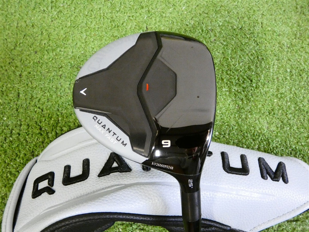 Callaway Quantum Max Fast 25* 9 Wood Vanquish 40 R2 Senior Graphite w Headcover