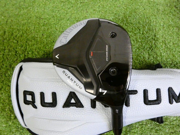 Callaway Quantum Max 21* 7 Wood Denali Frost Silver 60g 5.5 Regular HC Excellent
