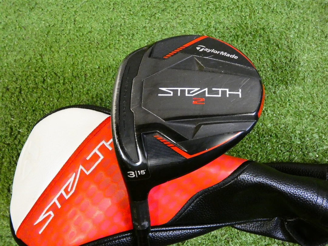 TaylorMade Stealth 2 15* Left Hand 3 Wood Ventus TR Red 5 Regular Graphite w HC