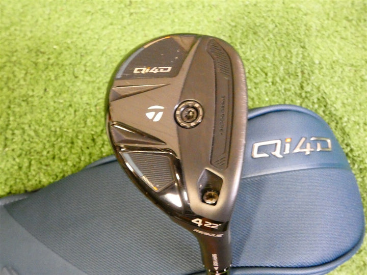 TaylorMade 2026 Qi4D 22* 4 Hybrid Rescue REAX 65 Regular Graphite w HC Excellent